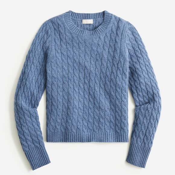 J. Crew Sweaters - J. Crew Cashmere cable-knit Sweater Blue